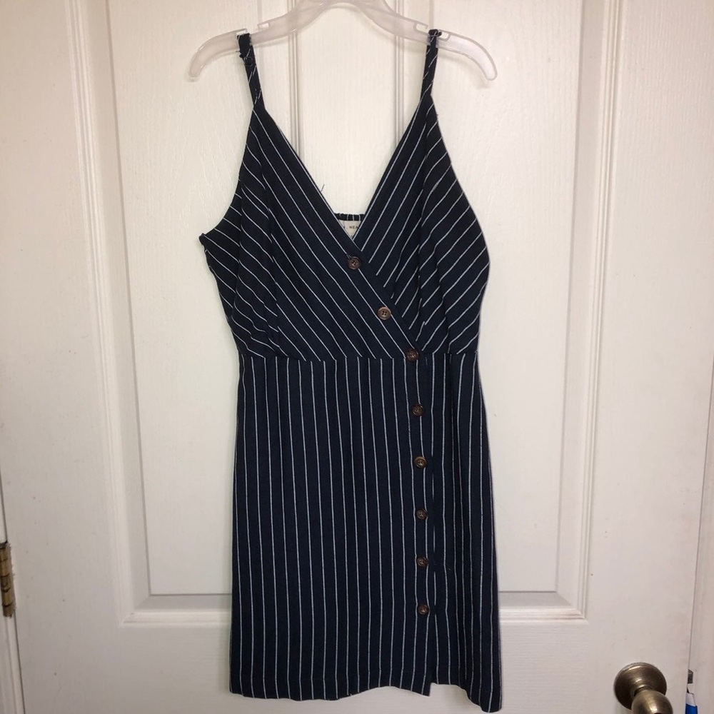 La Hearts striped navy dress